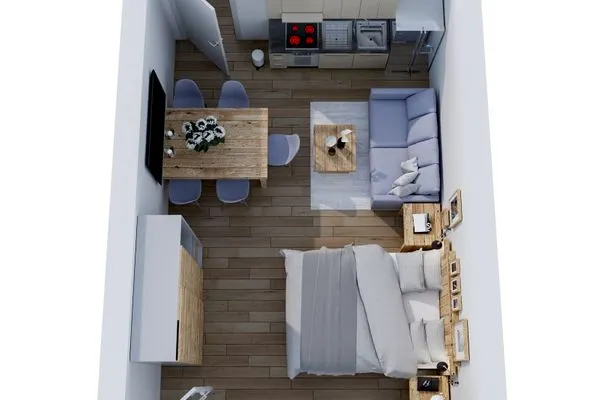 Grundriss Smart Resorts Haus Brilliant Ferienwohnung 609