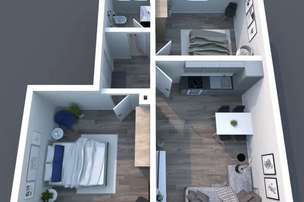 Grundriss Smart Resorts Haus Jade Ferienwohnung 201