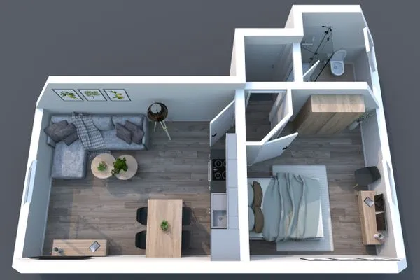 Grundriss Smart Resorts Haus Jade Ferienwohnung 203