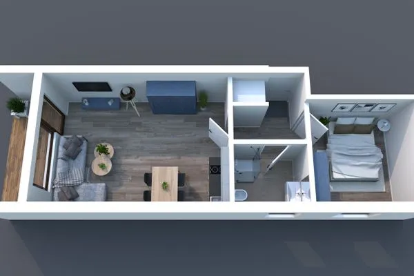 Grundriss Smart Resorts Haus Rubin Ferienwohnung 101