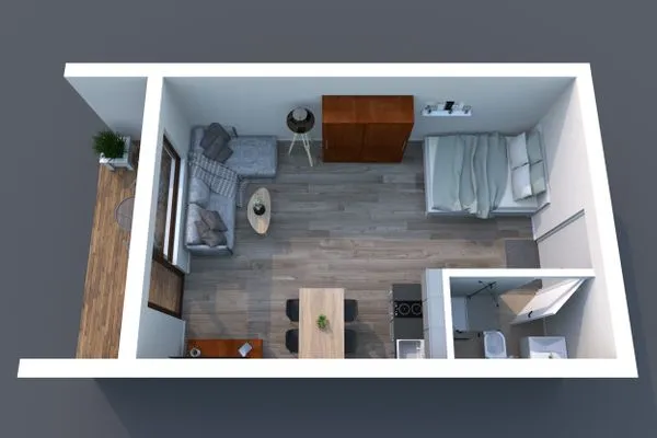 Grundriss Smart Resorts Haus Rubin Ferienwohnung 102