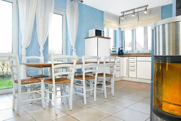 Wohnzimmer  Ferienhaus Kaltenhofer Strandmuschel