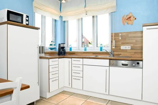 Küche / Küchenzeile  Ferienhaus Kaltenhofer Strandmuschel