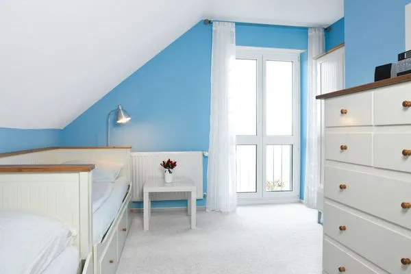 Schlafzimmer  Ferienhaus Kaltenhofer Strandmuschel