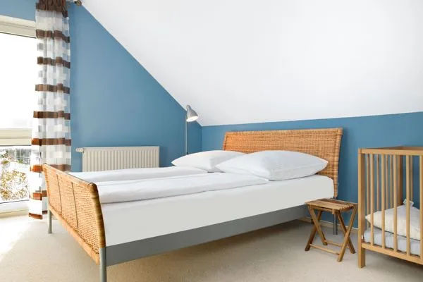 Schlafzimmer  Ferienhaus Kaltenhofer Strandmuschel