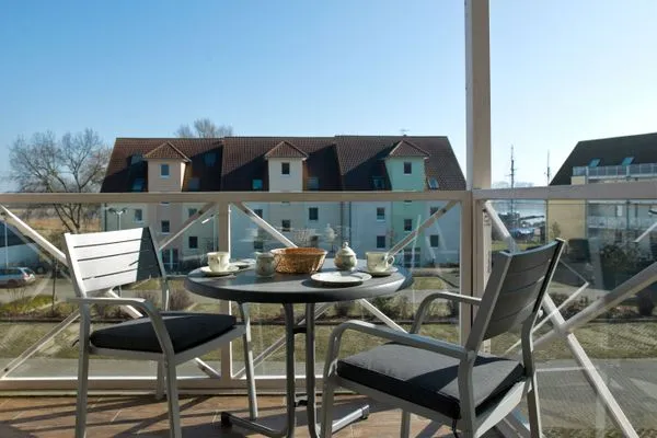 Garden view Residenz am Yachthafen Hornhecht