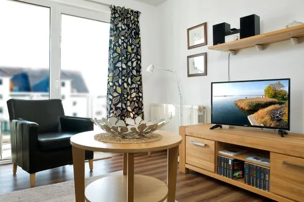 Living room Residenz am Yachthafen Hornhecht