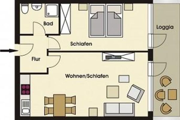 "Haus Meeresstrand" Ferienwohnung 503 Scharbeutz - 
