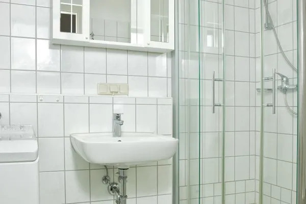 Badezimmer Residenz am Yachthafen Strandaster