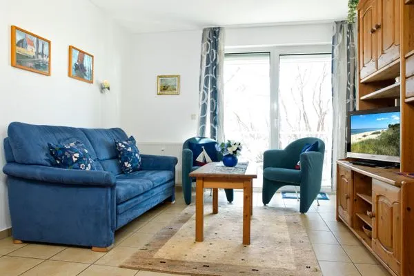 Wohnzimmer Residenz am Yachthafen Strandaster