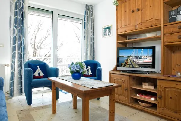 Wohnzimmer Residenz am Yachthafen Strandaster
