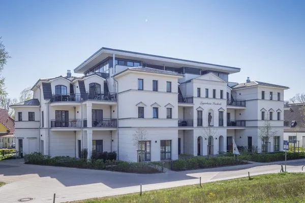 Fassade / Eingang Logierhaus Friedrich WE 22 - "Sandstrand"