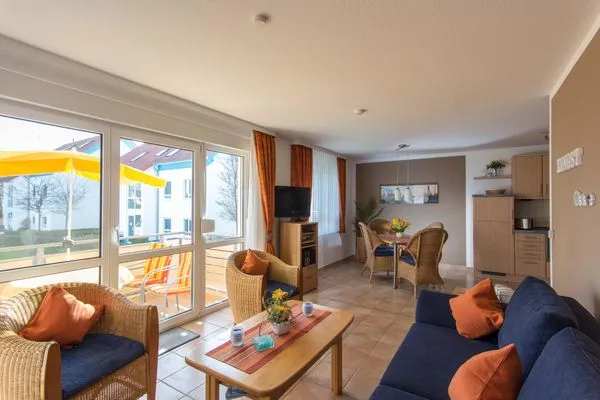 Wohnbereich Residenz am Strand Wohnung 1-02
