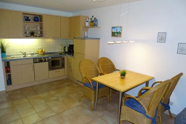 offene Küche Residenz am Strand Dünentraum -  Wohnung 1-05