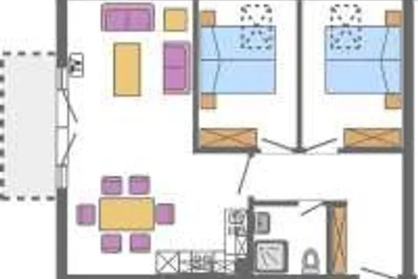 Grundriss Residenz am Strand Wohnung 1-16