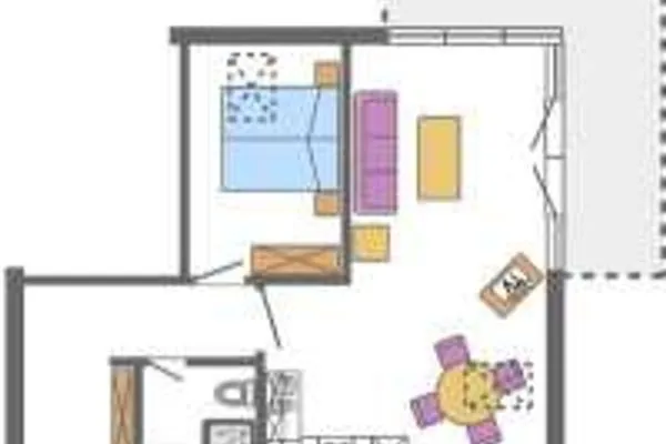 Grundriss Residenz am Strand Wohnung 1-18