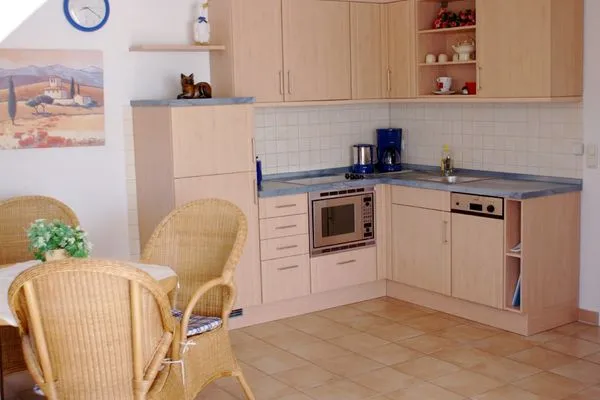 offene Küche Residenz am Strand Wohnung 1-18