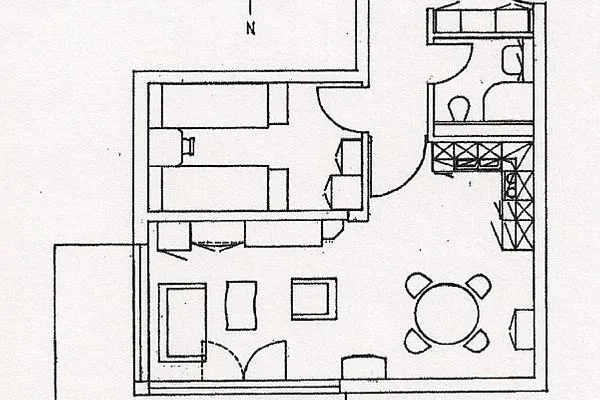 Grundriss Residenz am Strand Wohnung 2-41