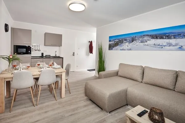 Wohnzimmer Smart Resorts Haus Azur Ferienwohnung 805