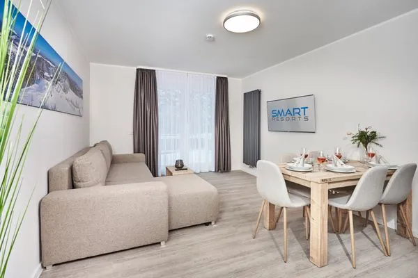 Wohnzimmer Smart Resorts Haus Azur Ferienwohnung 805