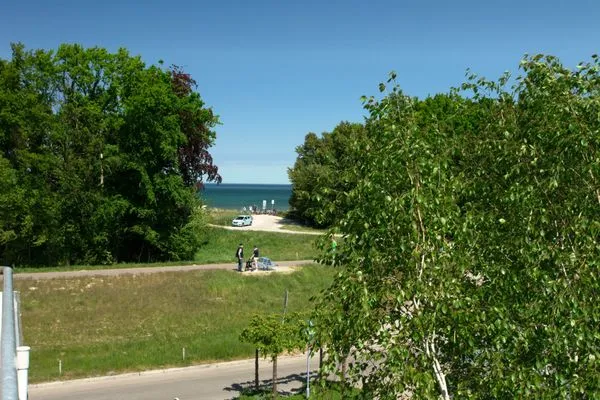 Blick vom Balkon Residenz am Strand Wohnung 2-43