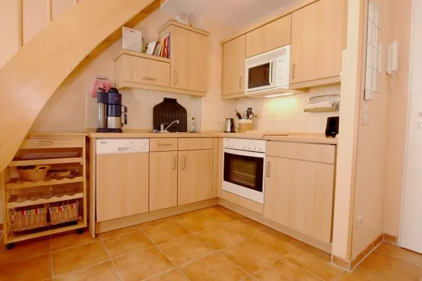 offene Küche Residenz am Strand Wohnung 3-54