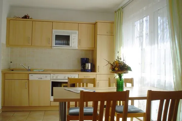 offene Küche Residenz am Strand Wohnung 4-56