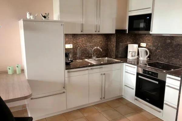 offene Küche Residenz am Strand Wohnung 4-57