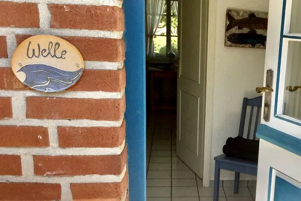 Eingang zur Ferienwohnung Welle in Norddorf auf Amrum Haus Anneliese Ferienwohnung Welle
