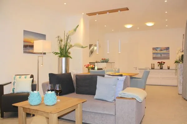 Wohnbereich Logierhaus Friedrich WE 01 - "Beachhouse No.1"