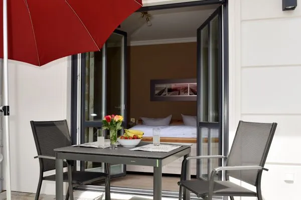 Terrasse Logierhaus Friedrich WE 3 - "Klaas Störtebecker"