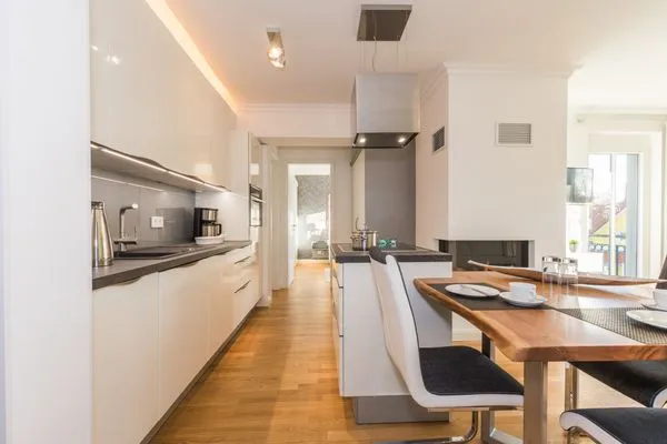 offene Küche Logierhaus Friedrich WE 9 - "Hohe Düne"