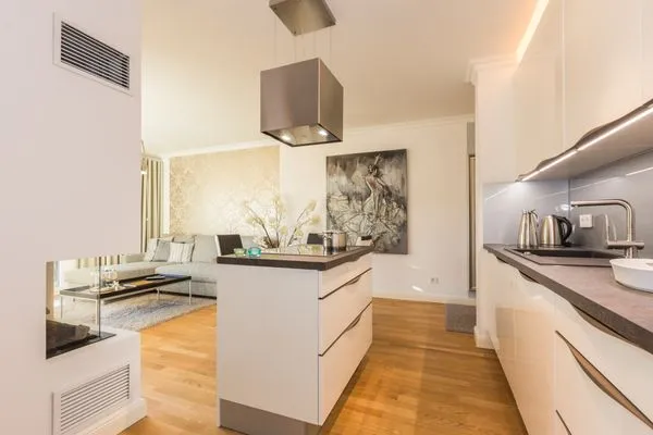 offene Küche Logierhaus Friedrich WE 9 - "Hohe Düne"