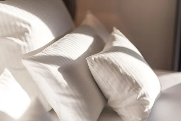 Kopfkissen vom Doppelbett Logierhaus Friedrich WE 9 - "Hohe Düne"