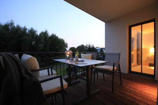 Balkon Logierhaus Friedrich WE 11 - "Strandmuschel"