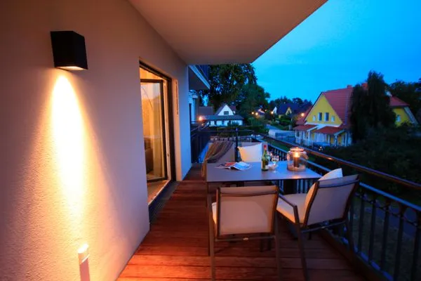 Balkon Logierhaus Friedrich WE 11 - "Strandmuschel"