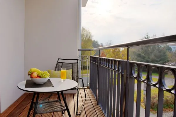 Balkon Logierhaus Friedrich WE 12 - "Dünenglitzern"
