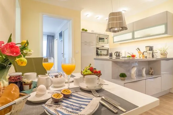 offene Küche Logierhaus Friedrich WE 16 - "Meeresrauschen"