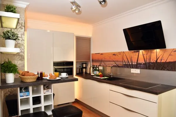 offene Küche Logierhaus Friedrich WE 19 - "Weststrand"