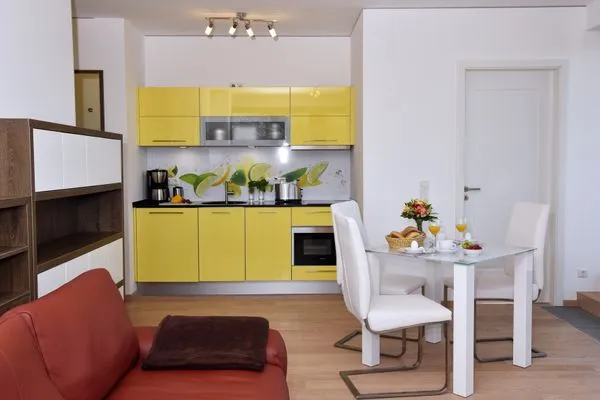 offene Küche Logierhaus Friedrich WE 22 - "Sandstrand"