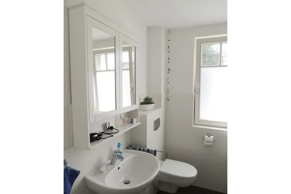 Badezimmer mit Dusche Kavelweg 13 Kavelweg 13 Wohnung 1 - Strandrefugium