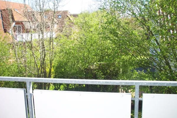 Blick vom Balkon Hoppenberg 9 OG links - Zur Kogge