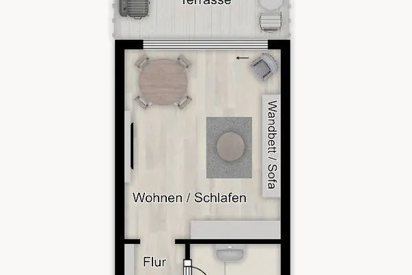 Grundriss Haus Meeresluft Ferienwohnung 2