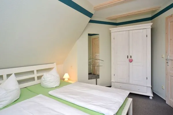 Schlafzimmer mit Doppelbett  Grode Stuw