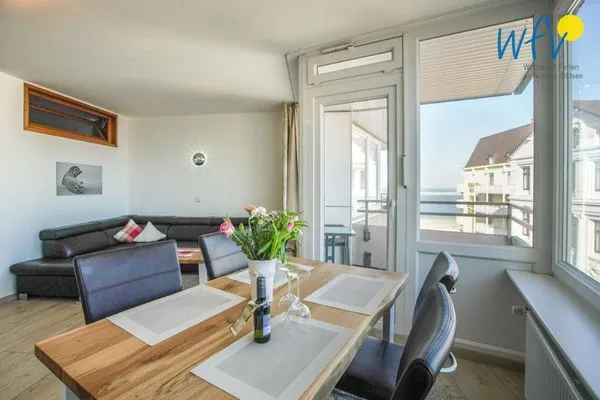 Wohnzimmer Ferienhaus Seeblick Ferienwohnung 78