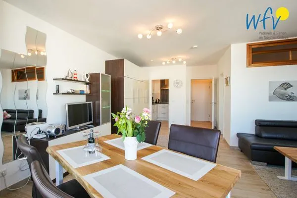 Wohnzimmer Ferienhaus Seeblick Ferienwohnung 78