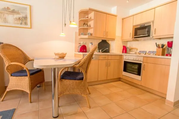 offene Küche Residenz am Strand Wohnung 4-60