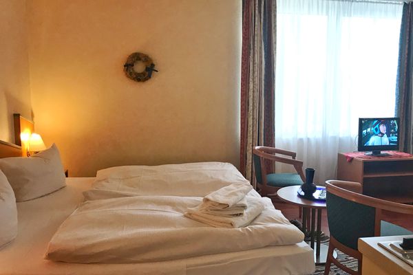 Wohnzimmer/ Schlafbereich
