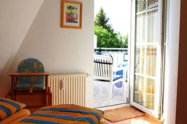 Schlafzimmer mit Doppelbett  Hafenstrasse 34 - Wohnung 3