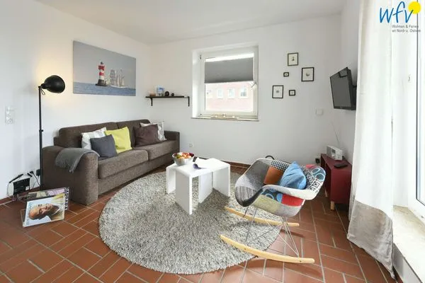 Wohnzimmer Haus Strandblick Ferienwohnung 14